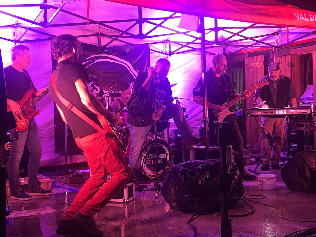 Les Gamins De Talus on stage at Vens'Stock 2024